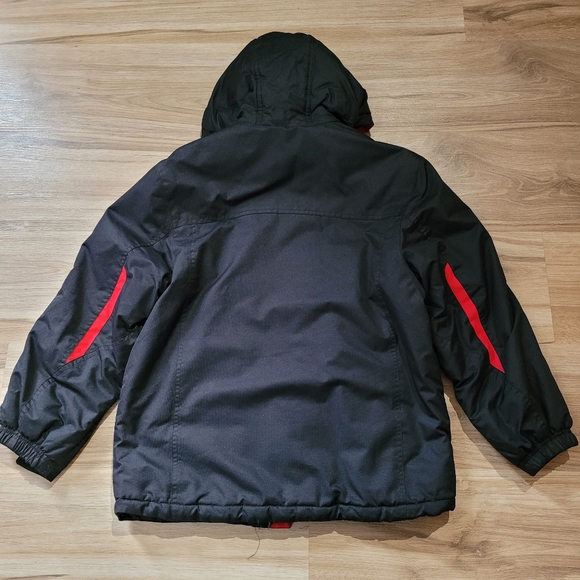 ZeroXposur Boys Black and Red Warm Winter Jacket large - Picture 2 of 8
